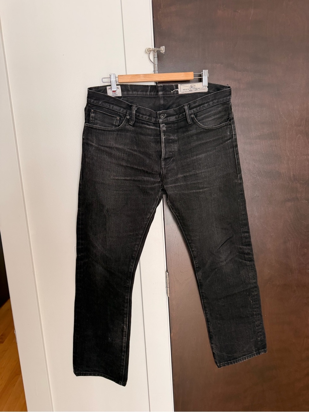Rogue Territory Stanton Selvedge Jeans 36 x 29 Men’s Black